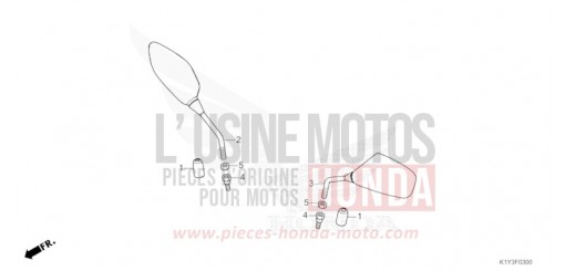 MIROIR WW125AP de 2023